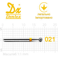 Бор Dentex алмазний на турбінний наконечник XF360 діаметр 021 1шт
