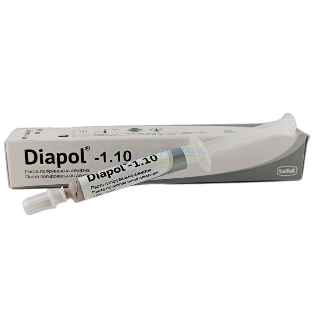 Паста полировальная Diapol 1.5 для композитов, 3г
