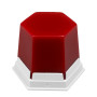 ГЕО віск для піднутріння, червоний прозр., 4891000, 75г (з низькою усадкою)