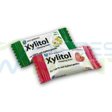 Жувальна гумка для дітей з 100% ксилітолом Xylitol Chewing Gum, яблуко-полуниця, 1шт. Жувальна гумка для дітей з 100% ксилітолом Xylitol Chewing Gum, яблуко-полуниця, 1шт.