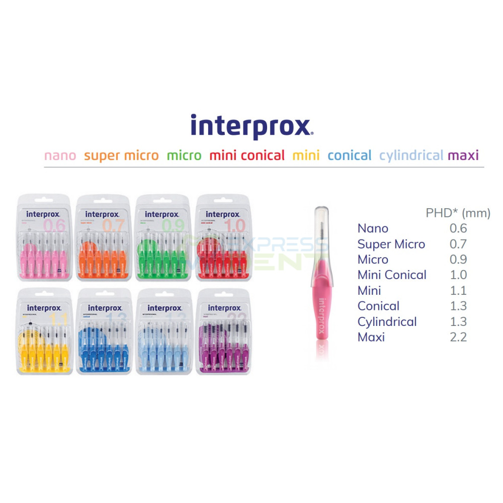 Вітіс, міжзубна щітка-йоржик, Interprox Nano 0.6, 6шт. ЗНЯТО З ВИРОБНИЦТВА