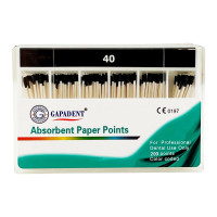 Паперовий штифт HTM №40, 02, 200шт. (Gapadent)