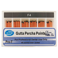 Гутаперчевий штифт HTM, Pro-T, F4, 60шт. - АКЦІЯ - 150грн. (протермінований)
