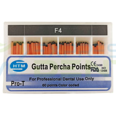 Гутаперчевий штифт HTM, Pro-T, F4, 60шт. - АКЦІЯ - 150грн. (протермінований)