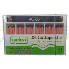 Гутаперчевий штифт Spident №40, 06, 60шт. - АКЦІЯ - 150грн.