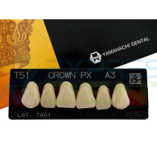 Зуби Crown PX, фронтальна група, A3, T51, верх, 6шт.