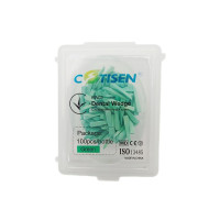 Клини дерев'яні Cotisen, зелені 13мм, 100шт.