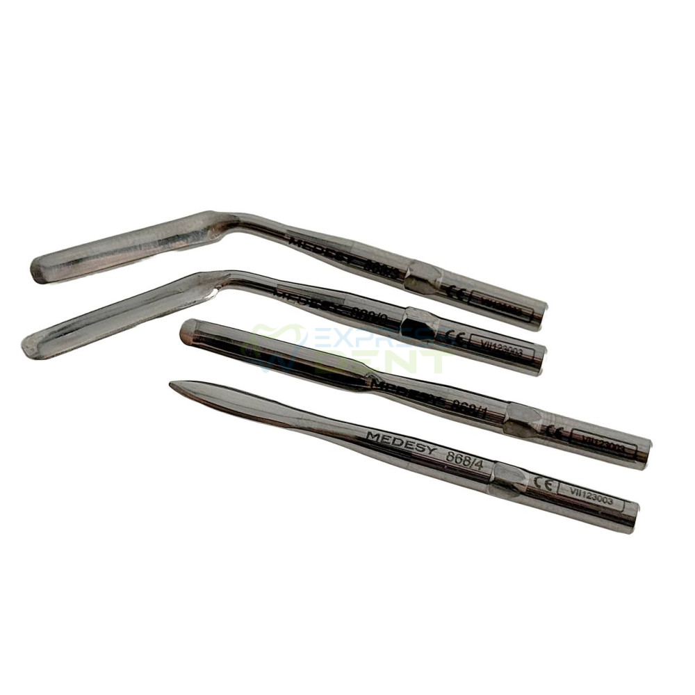 Периотомы набор ручка + 4 насадки, Medesy, 868/KIT