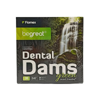 Раббердам платки Престиж(Фиомекс) Dental Dams Prestige, зеленые Heavy, 36шт.