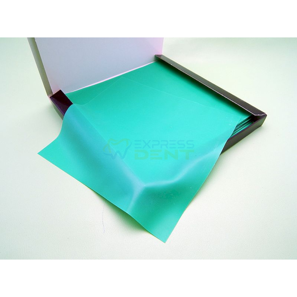 Раббердам платки Престиж(Фиомекс) Dental Dams Prestige, зеленые Heavy, 36шт.