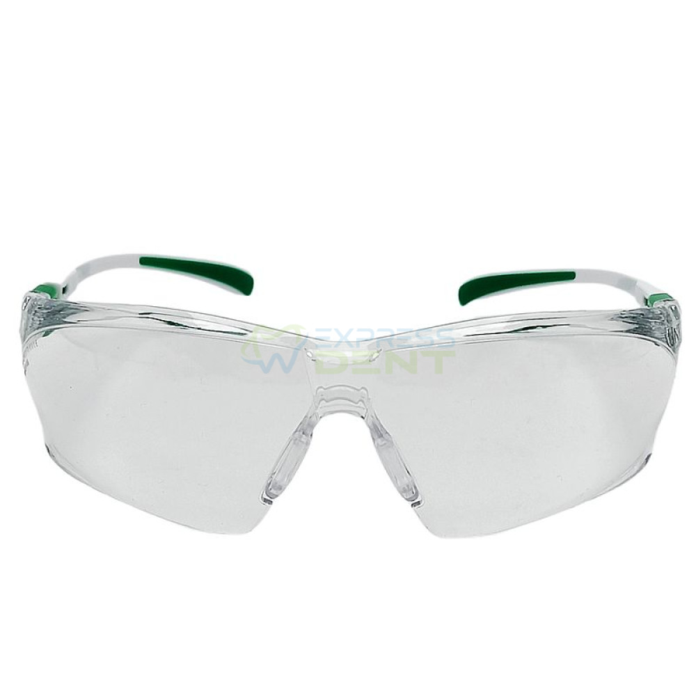 Окуляри захисні Univet прозорі, AS/AF 506U.03.00 white/green
