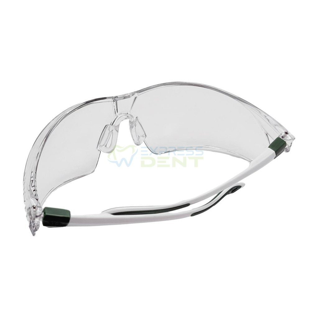 Окуляри захисні Univet прозорі, AS/AF 506U.03.00 white/green