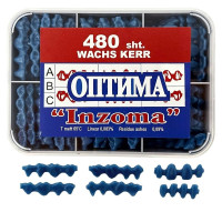 Инзомы для металлокерамики Оптима, синие 480шт
