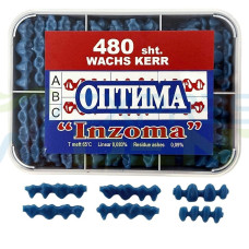 Інзоми для металокераміки Оптима, сині 480шт
