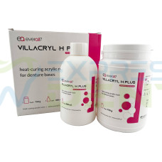 Вілакрил Villacryl H Plus, пластмаса для базисів протезів, 750г+400мл 