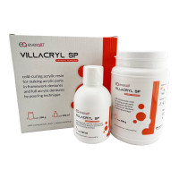 Вилакрил Villacryl SP V4 для акриловых частей бюгельных протезов, 500г+300мл (ок.100 протезов)