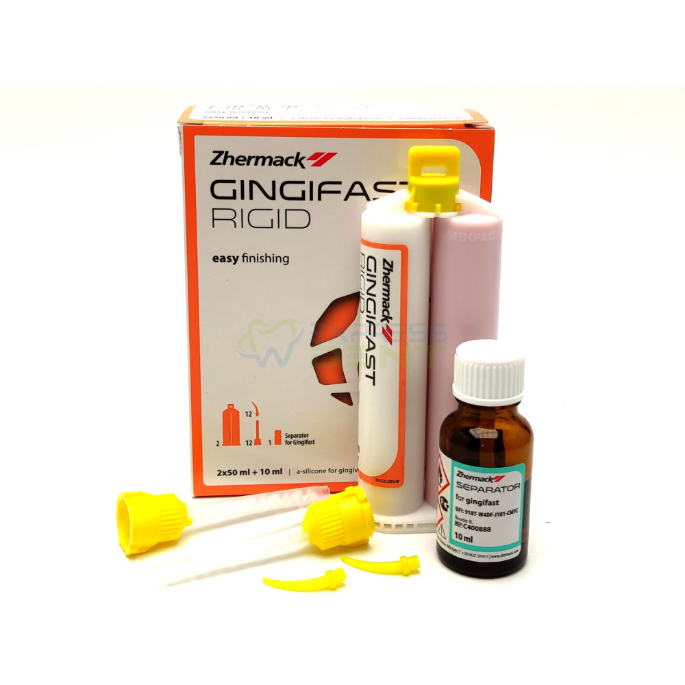 Гінгіфаст Ріджид Gingifast Rigid, А-силікон для імітації ясен, 2*50мл