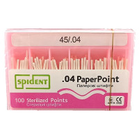 Паперовий штифт Spident №45, 04, 100шт.  - АКЦІЯ - 135грн.