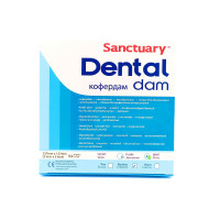 Раббердам хустки Sanctuary Dental Dam дитячі, зелені medium, 127*127, 52шт. 