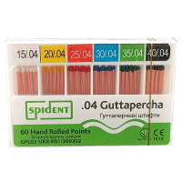 Гутаперчевий штифт Spident №35, 04, 60шт. 
