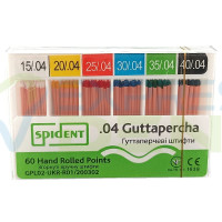 Гутаперчевий штифт Spident №30, 04, 60шт. - АКЦІЯ - 150грн.