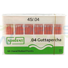 Гутаперчевий штифт Spident №45, 04, 60шт. - АКЦІЯ - 150грн.