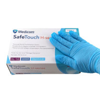 Перчатки MedicomSafeTouch Нитрил Blue XL