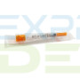 Шприц інсуліновий 1мл, з незнімною голкою 0,33х12,7, MedPlast, 1шт.