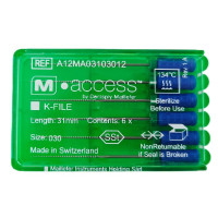 К-файлы M-access No30, 31мм, 6шт.