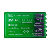 Файлы K-файлы M-access No10, 25мм, 6шт.