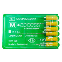 К-файлы M-access No20, 25мм, 6шт.