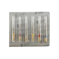 Протейпер Protaper Dentsply машинные ассорти F1, F2, F3, S1, S2, SХ, 25мм, 6шт.