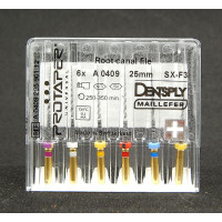 Протейпер Protaper Dentsply машинні асорті F1, F2, F3, S1, S2, SХ, 31мм, 6шт.