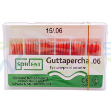 Гутаперчевий штифт Spident №15, 06, 60шт. - АКЦІЯ - 150грн.
