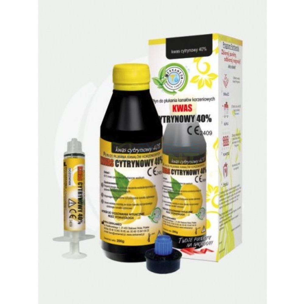 Лимонна кислота Citric Acid, розшир.каналів, Cerkamed, 200мл 