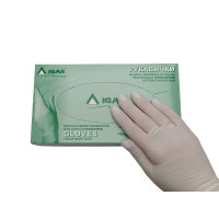 Перчатки Игар IGAR, Латекс с пудрой S, 100шт.