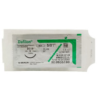 Шовный материал Dafilon нейлон 5/0 19мм 3/8, B/Braun