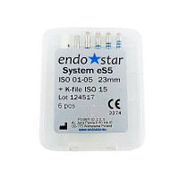 Эндо ES5 Endostar, Poldent, 23мм, 6шт. ассорти