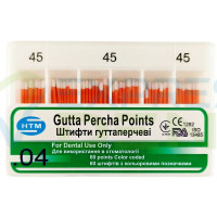 Гутаперчевий штифт HTM №45, 04, 60шт. - АКЦІЯ - 165грн