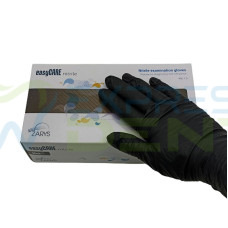 Рукавички easyCare, Нітрил M чорні, 3,8г, 100шт.