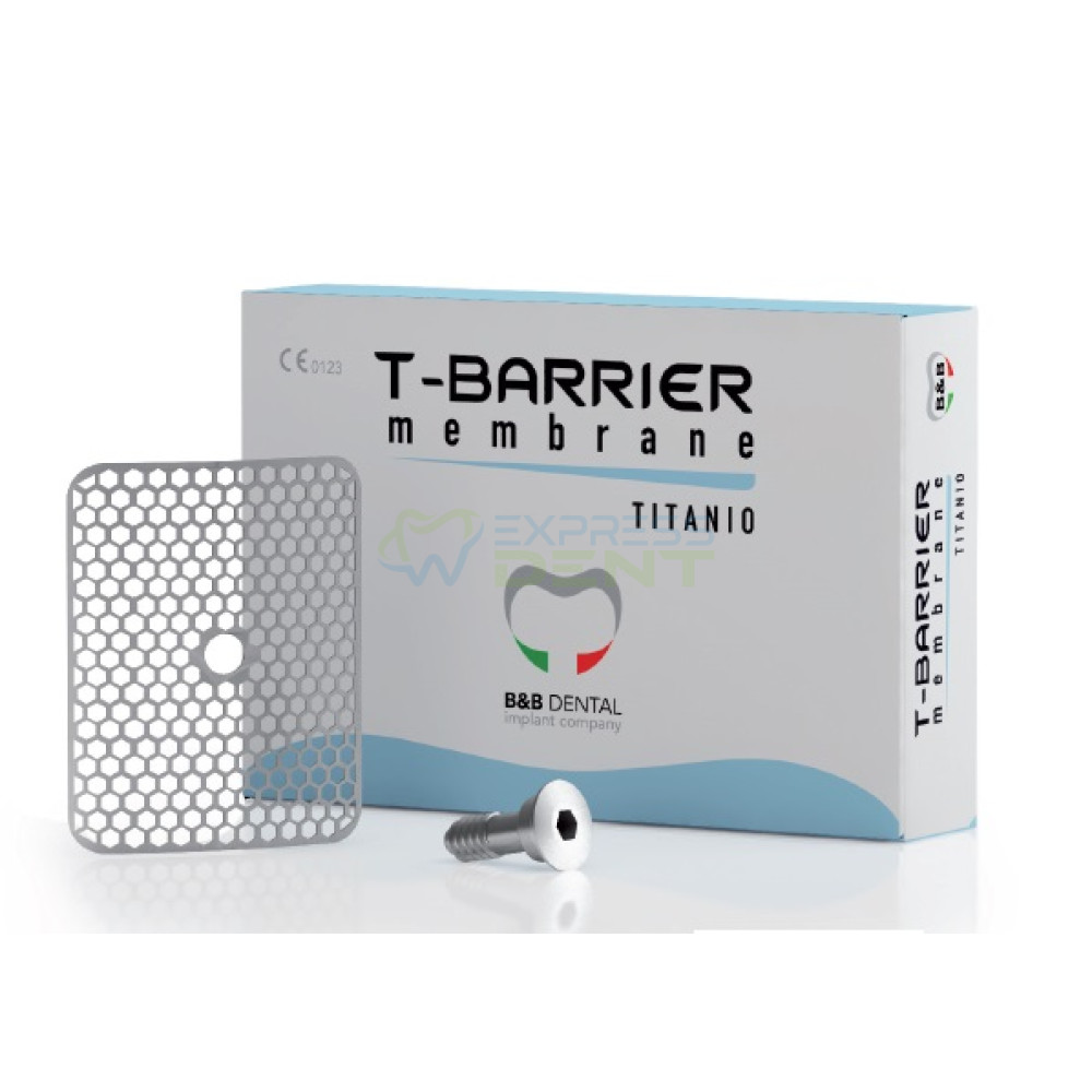 Мембрана титанова B&BDental T-Barrier Titanio, комплект 2шт
