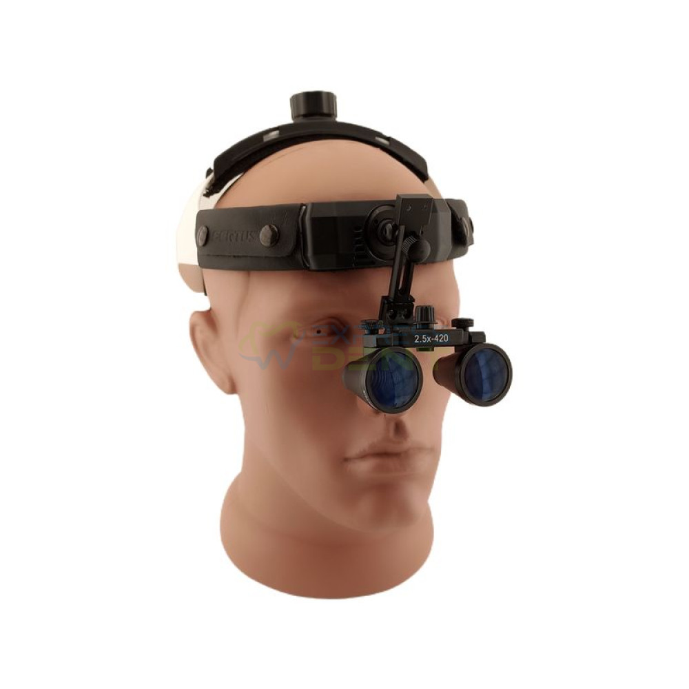 Биноочки очки-шлем х2,5-3,0-3,5 Certus 42см фокус с подсветкой, Seliga Microscopes