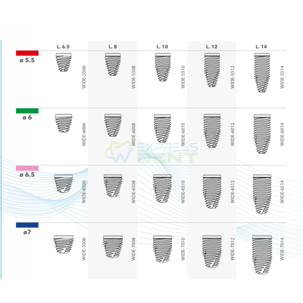 Имплантаты Duravit Wide 6,0*12