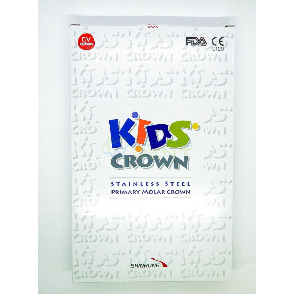 Коронка детская Kids Crown, набор 48шт. 