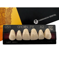 Зуби Crown PX, фронтальна група, A2, C51, верх, 6шт.