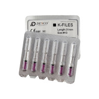 К-файли Denco №10, 31 мм, 6шт. 
