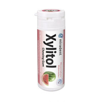 Жувальна гумка з 100% з ксилітолом Xylitol Chewing Gum WaterMelon, кавун, 30шт.