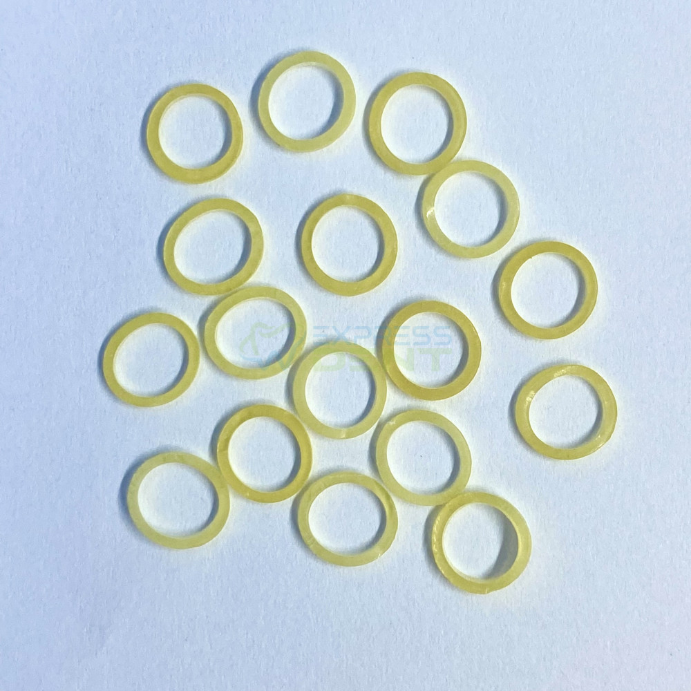 Еластики (інтраоральні кільця) 1/4 (6,4мм) Light 2.5oz, 100шт.