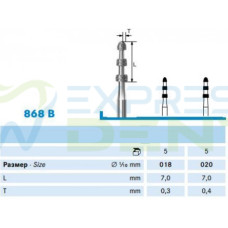 Бор Komet Dental 868B.314.020 алм. на турб., 1шт. МАРКЕР Бор Komet Dental 868B.314.020 алм. на турб., 1шт. МАРКЕР