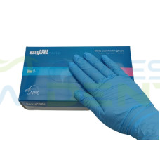 Рукавички easyCare, Нітрил S, блакитні, 100шт.